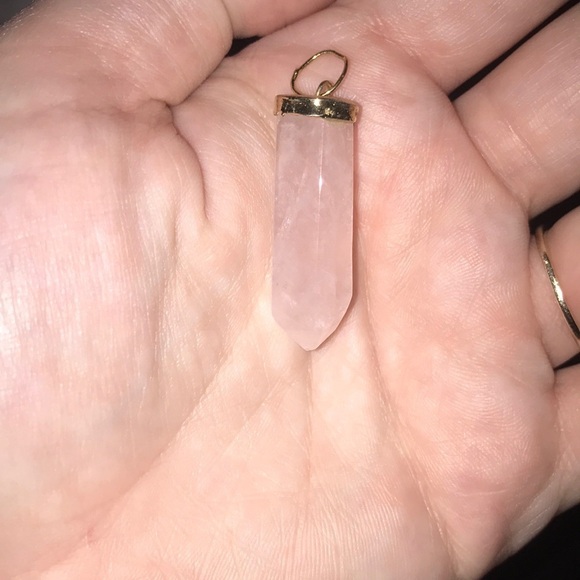 Rose Quartz charm - Picture 4 of 6